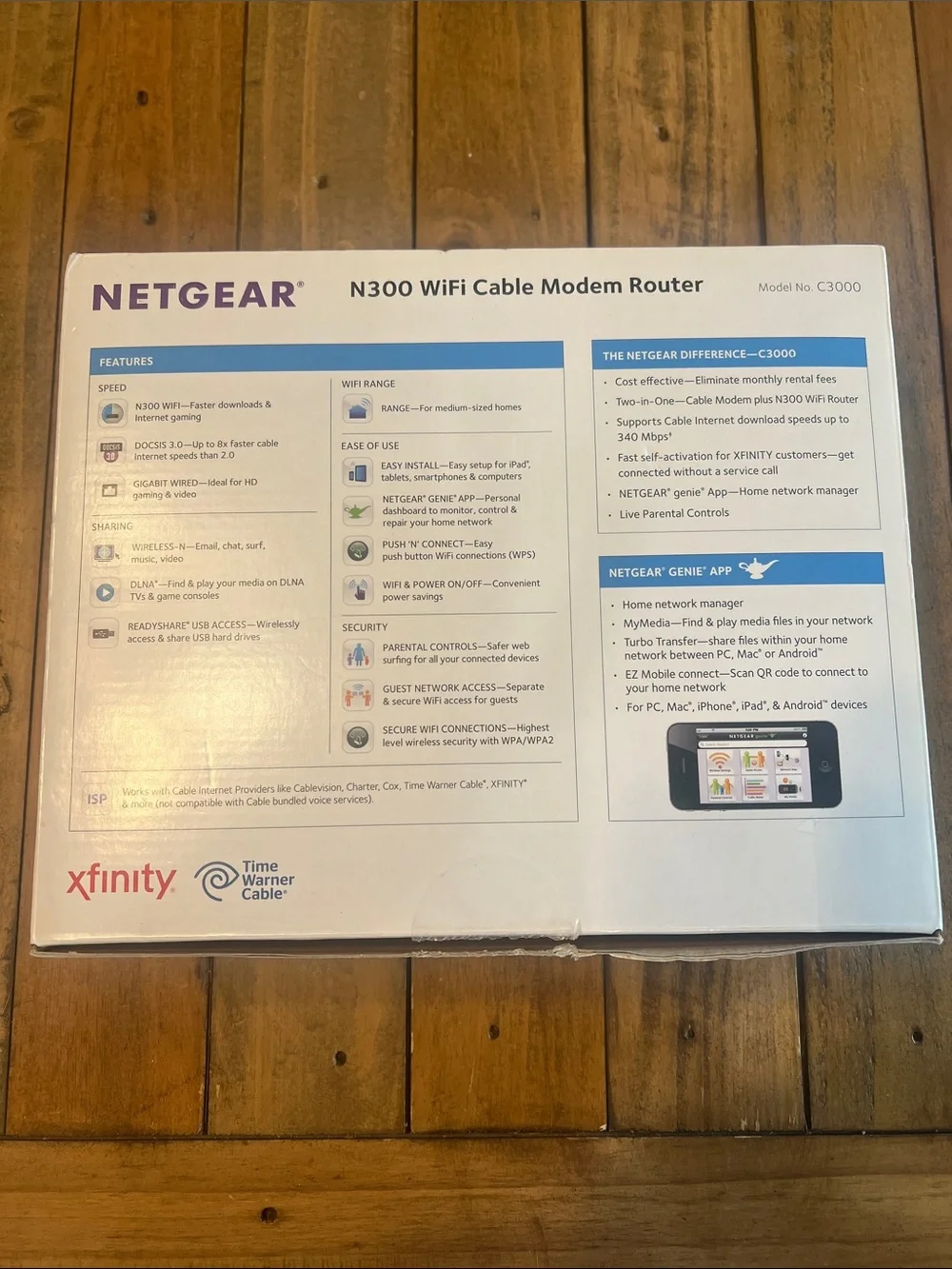 netgear WiFi Cable Modem Router - Picture 2 of 3
